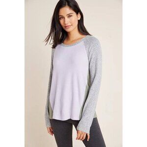 Saturday Sunday at Anthropologie Perla Colorblock Pullover Sweater Women Size XS